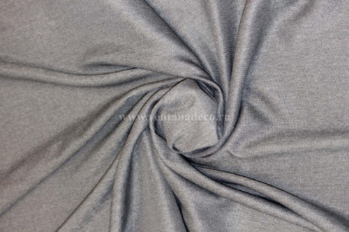 Портьерная ткань Лён Black-out «Мерцание» c эффектом блеска 287 C4 грифельно-пепельный + серебро 450