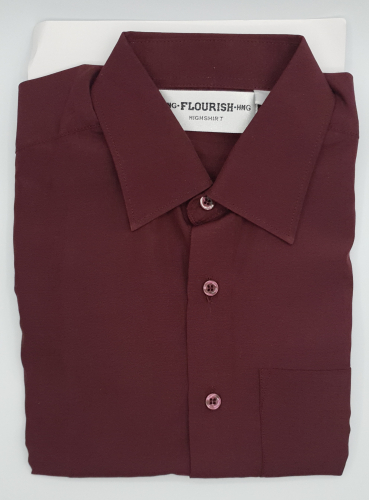 Рубашка FLOURISH SSG-57454-21, бордовый