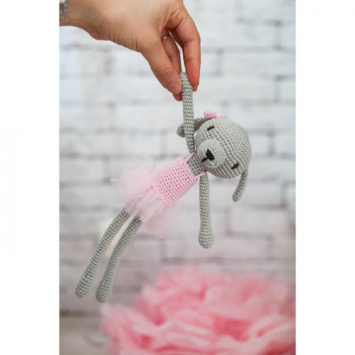 Амигуруми: Мягкая игрушка «Собачка Санни», набор для вязания, 10 × 4 × 14 см