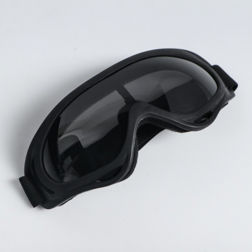 Очки для езды на мототехнике Torso, стекло прозрачное, черные