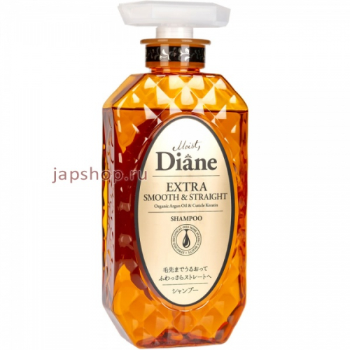 Moist Diane Perfect Beauty Шампунь с кератином и аргановым маслом, гладкость, 450 мл (4560119224880)