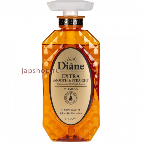 Moist Diane Perfect Beauty Шампунь с кератином и аргановым маслом, гладкость, 450 мл (4560119224880)
