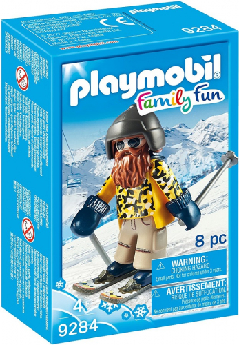 1 шт. доступно к заказу/Зимние виды спорта: Лыжник с палками