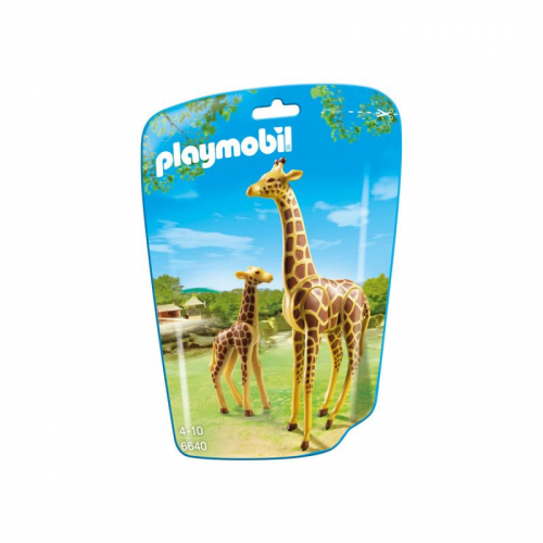 1 шт. доступно к заказу/Зоопарк: Жираф со своим детенышем жирафом