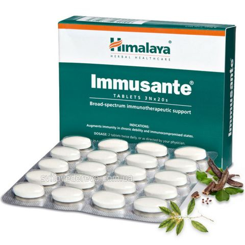 Иммусант- для укрепления иммунитета , IMMUSANTE HIMALAYA HERBALS 60 табл