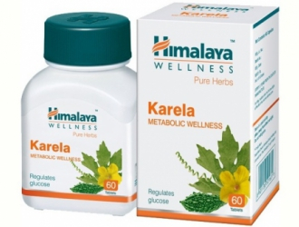 Карела в капсулах от компании Гималаи, 60 капсул (HIMALAYA KARELA) для регуляции сахара в крови
