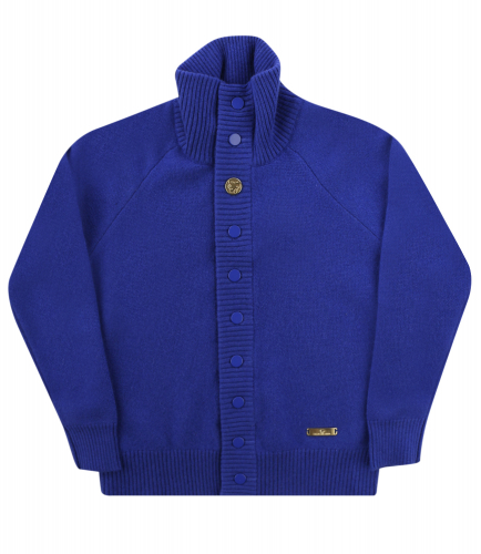 Кардиган Small Silk Shirt кашемировый SMSS-10302-BLUE, синий