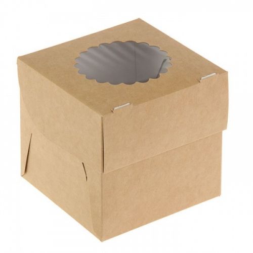 Коробка ECO MUF 1 10*10*10 см картон крафт (1шт)