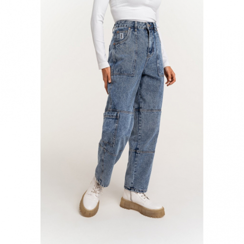 2111142739 брюки джинсовые женские индиго