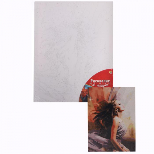 Картина по номерам 40×50 см в плёнке «Фантастическая девушка»
