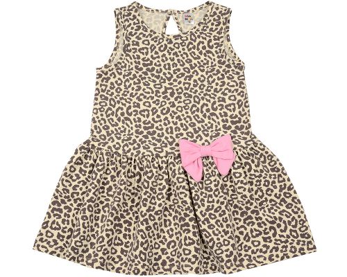 Платье (98-122см) UD 6388(1)беж.леопард