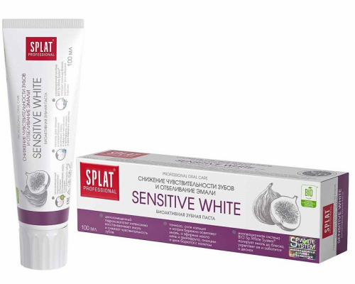 Splat Зубная паста SPLAT SENSITIVE WHITE /СЕНСЕТИВ УАЙТ 100 мл.