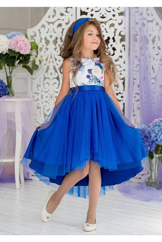 Платье #198125Венди синий