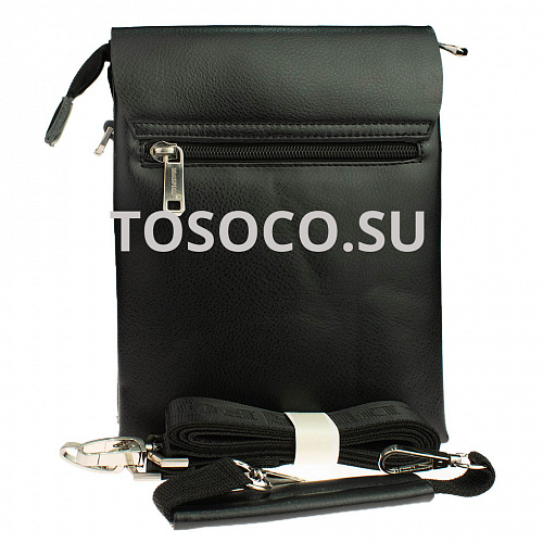 7889-2 black сумка Bradford натуральная кожа и экокожа 24x20x7