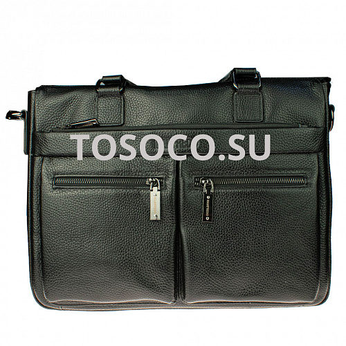 44906 black сумка MANFREDO натуральная кожа 30x40x7