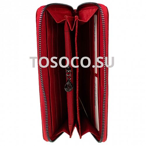 nf-9285-a red кошелек Nina Farmina натуральная кожа 10x20x2