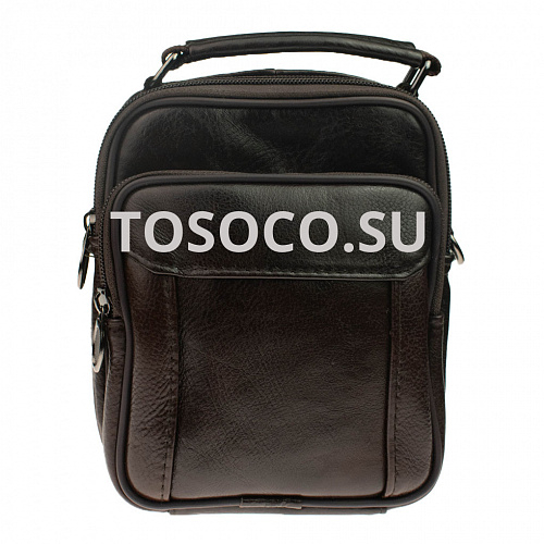5104-3 dark brown 33 сумка натуральная кожа 20x15x9