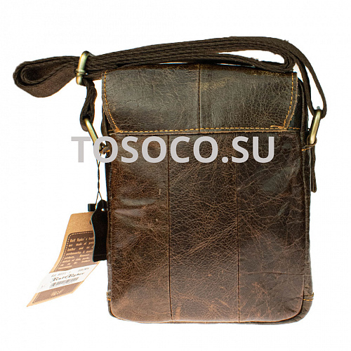 rr9031-1 brown 31 сумка Ruff Ryder натуральная кожа 24x16x7