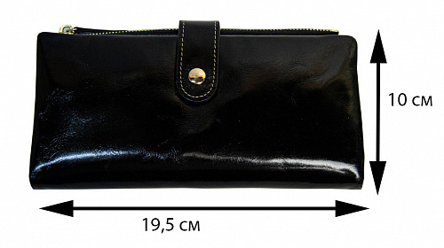 yp-1159# black- кошелек женский COLIV KILOM натуральная кожа 19,5х10