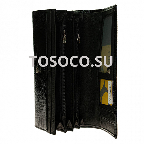 cs205-201a black 33 кошелек COSCET натуральная кожа 9x19x2