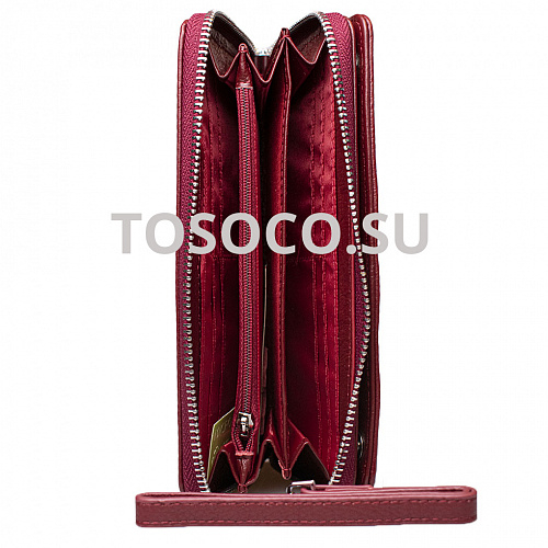 nc 1140-01c wine red кошелек Nino Camani натуральная кожа 10х20x2