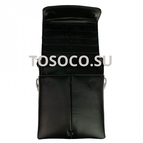 8824-21 black сумка Bradford натуральная кожа и экокожа 25x21x7