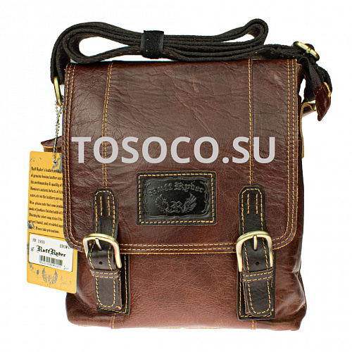 rr1900 brown 31 сумка Allan Marco натуральная кожа 27x22x7