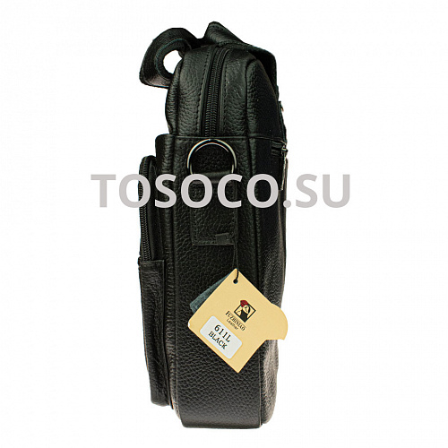 611l black 31 сумка Fuzhiniao натуральная кожа 27x38x9