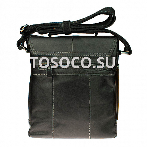 rr1859 black 31 сумка Allan Marco натуральная кожа 27x22x7