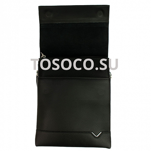 568-3 black сумка Bradford натуральная кожа 28x24x7
