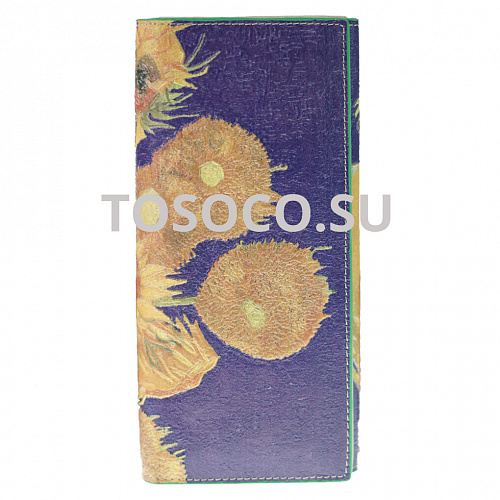 vy456588a-2 sunflower кошелек Vereva classic натуральная кожа 9х19x2