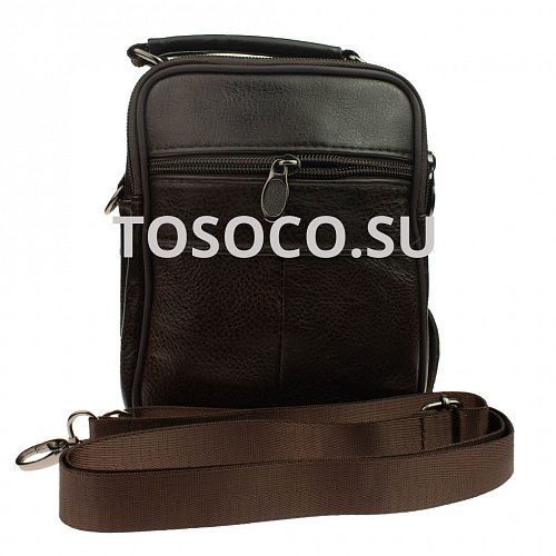 5104-3 dark brown 33 сумка натуральная кожа 20x15x9