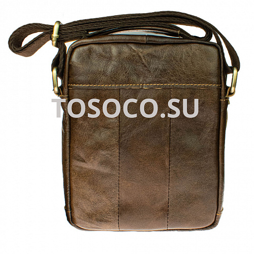 rr9037-3 brown 31 сумка Ruff Ryder натуральная кожа 24x16x7