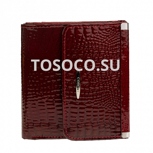 cs205-108b red 33 кошелек COSCET натуральная кожа 10x11x2
