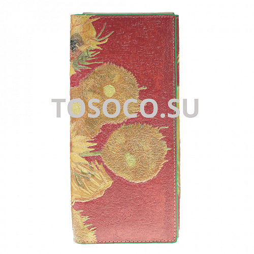 vy456588a-1 sunflower кошелек Vereva classic натуральная кожа 9х19x2