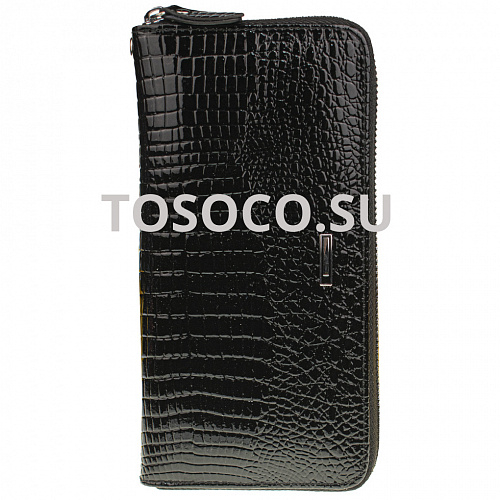 924-7 black кошелек натуральная кожа 10x20x2