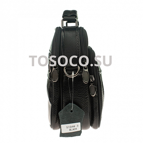 5104-3 black 33 сумка натуральная кожа 20x15x9