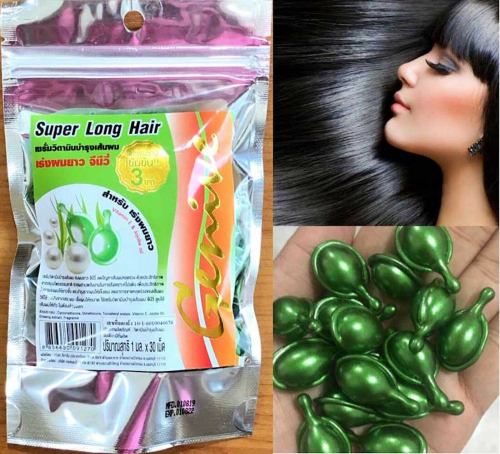 Лечебные капсулы для роста и восстановления волос (зеленые)