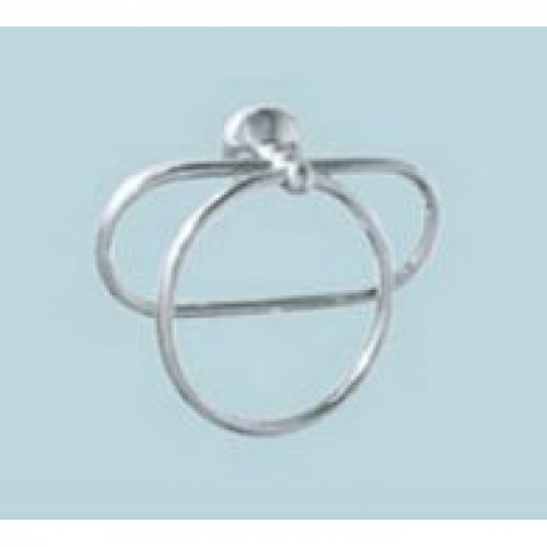 A011-1 Полотенцедержатель двойной, кольцо овал