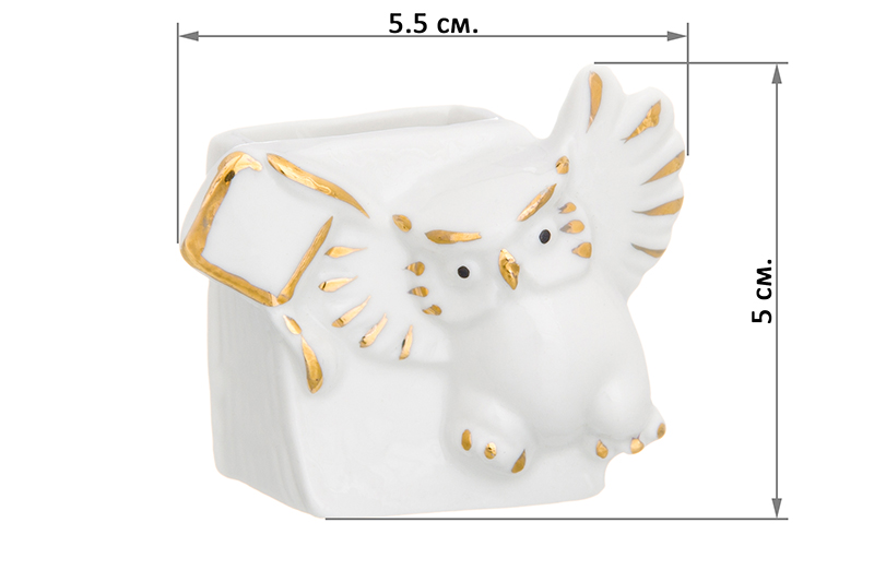 Вазочка п/зубоч. 5,5*3,3*5 см 20 мл