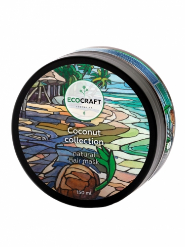 ECOCRAFT Маска для волос Coconut collection Кокосовая коллекция (150 мл )