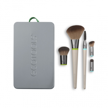 Набор кистей для макияжа (5 сменных насадок и 2 ручки) EcoTools Interchangeables Daily Essentials
