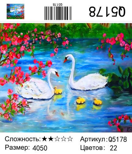Q5178 Картины-раскраски по номерам 40х50
