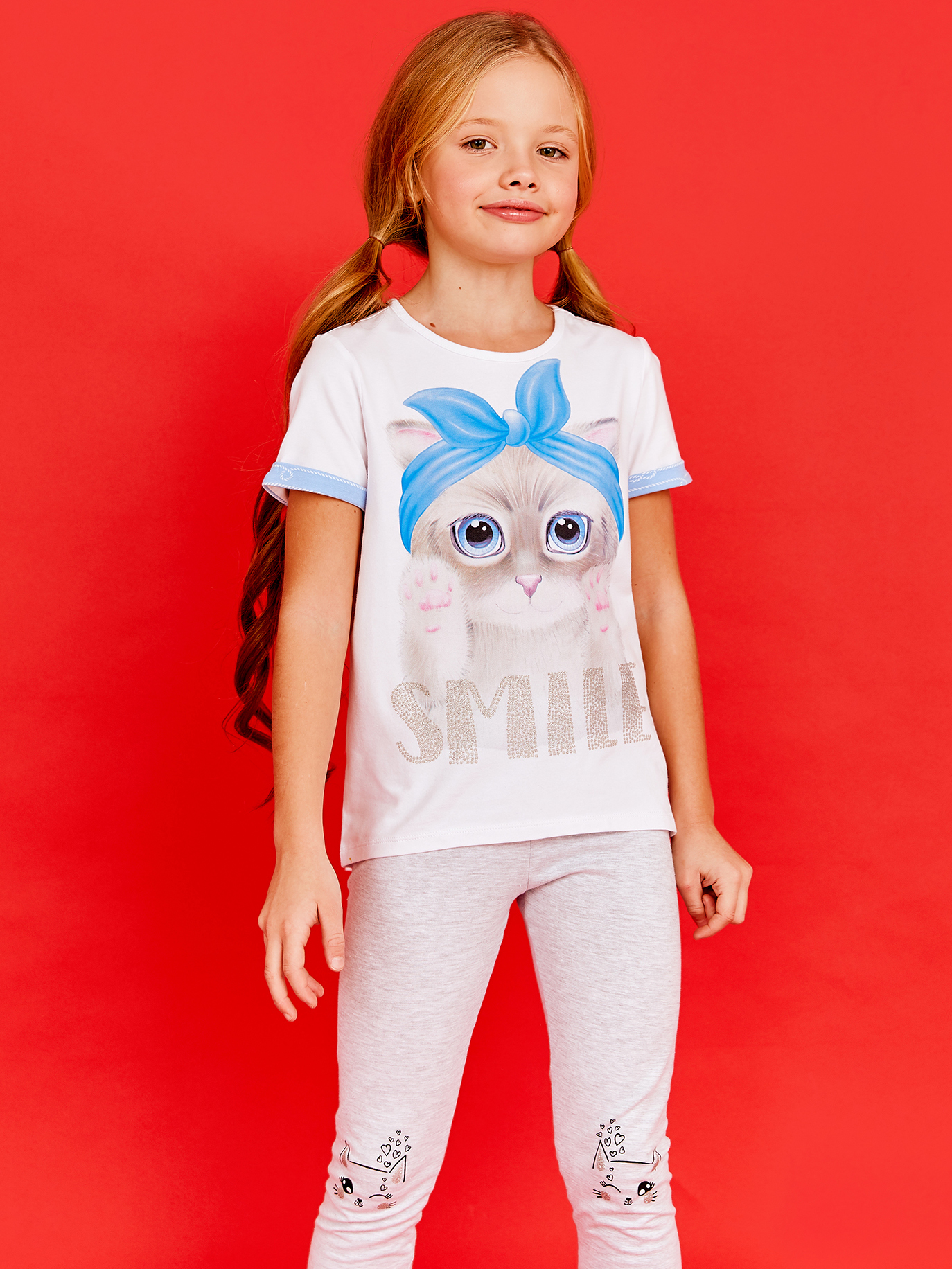 Лосины д/дев Juno SS21GJ518 Happy Summer