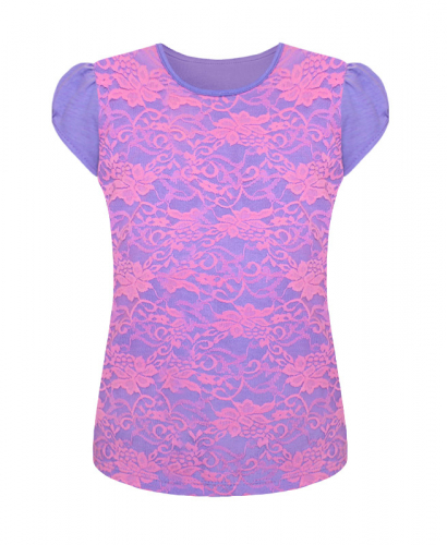 Розовая блузка для девочки 84722-ДНШ20