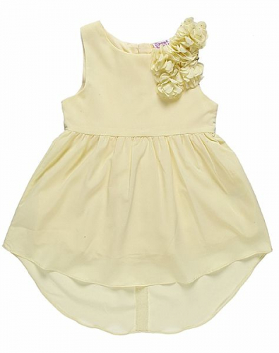 195913 Платье текстильное для девочки