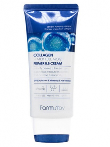 ВВ крем с коллагеном FarmStay Collagen Water Full Moist Primer BB Cream, 50 гр