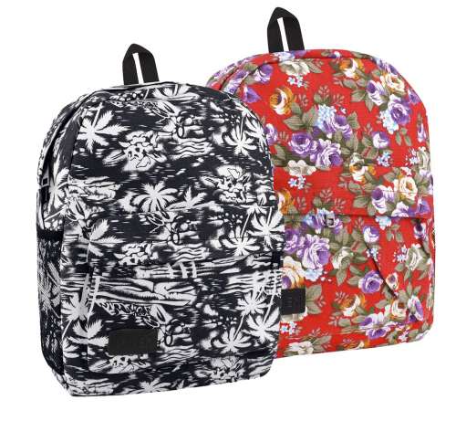 Рюкзак школьный KENKA, цвет разноцветный, черный, белый, красный, материал текстиль