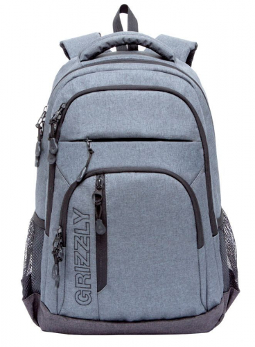 Рюкзак Grizzly, артикул RU-700-5, цвет серый, материал текстиль