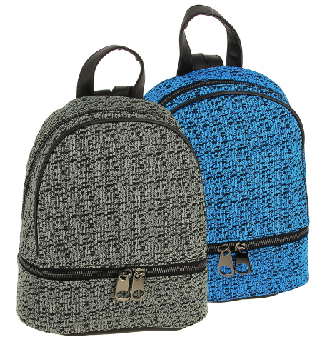 Рюкзак KENKA, цвет разноцветный, серый, синий, материал текстиль, кожа иск